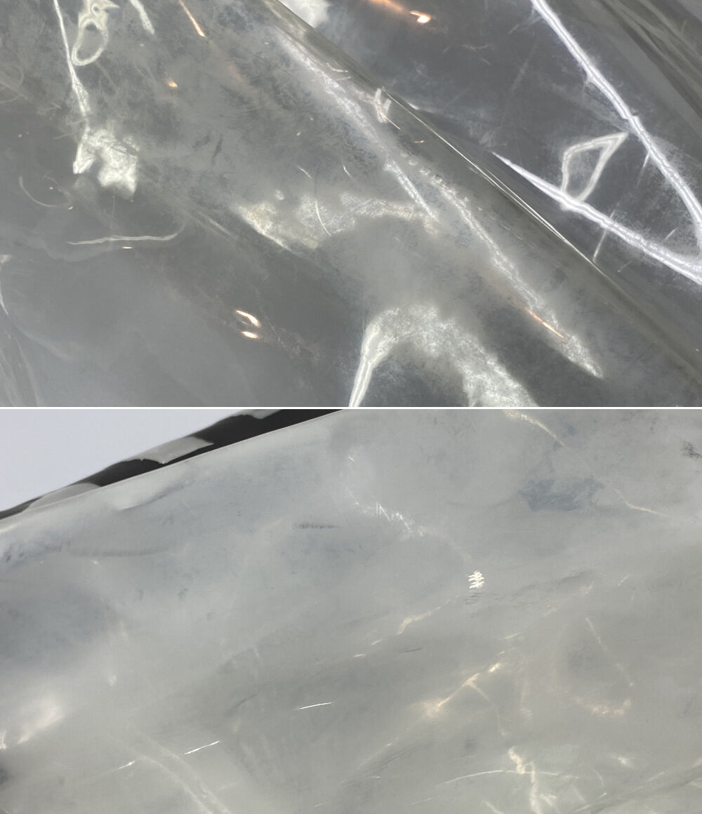 BLACK COMME des GARCONS オーバーサイズスローガンクリアスカート 22AW レディース SIZE M ブラックコムデギャルソン