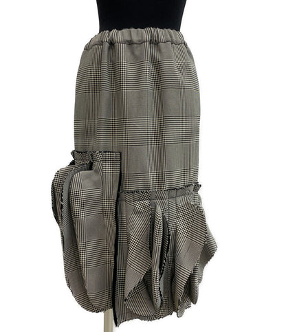 美品 COMME des GARCONS 千鳥柄 スカート 24AW レディース SIZE XS コムデギャルソン