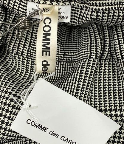 美品 COMME des GARCONS 千鳥柄 スカート 24AW レディース SIZE XS コムデギャルソン