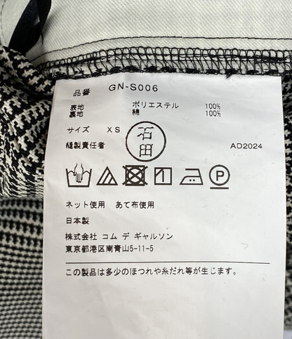 美品 COMME des GARCONS 千鳥柄 スカート 24AW レディース SIZE XS コムデギャルソン
