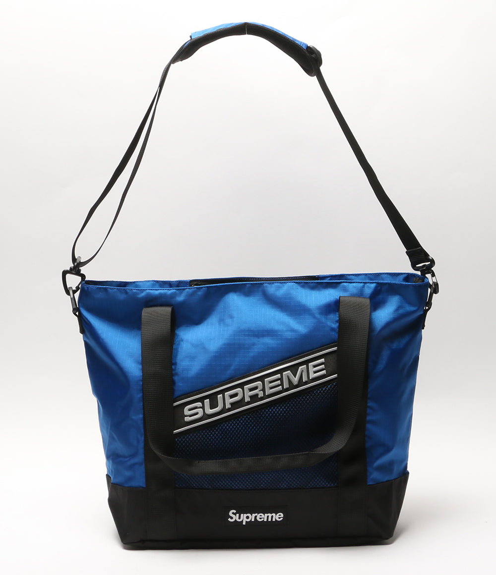 美品 Supreme トートバッグ リフレクターロゴブルートート 23FW メンズ