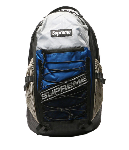 Supreme リフレクターロゴブルーバックパック 23FW メンズ シュプリーム