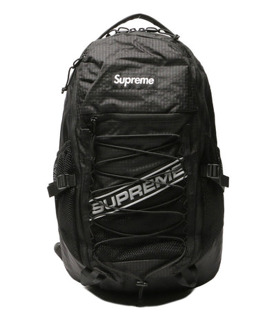 Supreme リフレクターロゴバックパックブラック 23FW メンズ シュプリーム