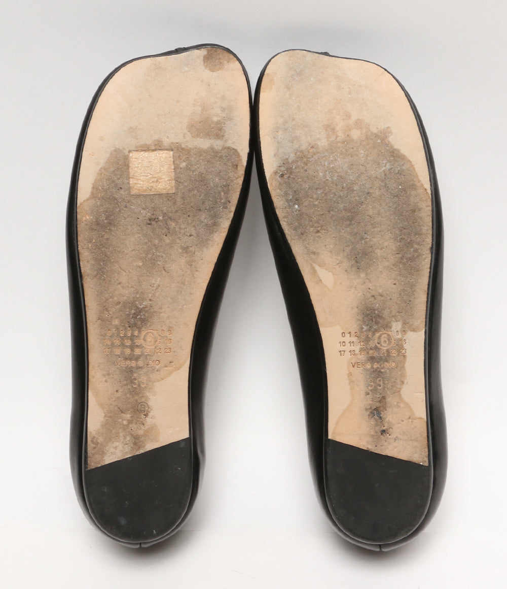 MM6 パンプス ANATOMIC STITCH-OUT LEATHER BALLERINAS レディース SIZE 39 エムエムシックス