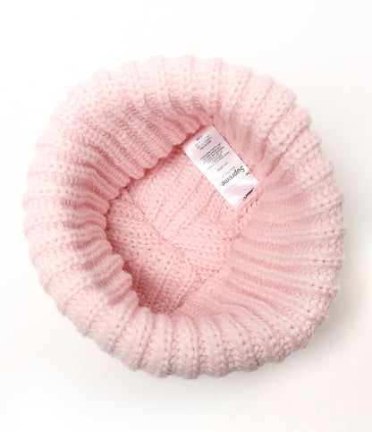 美品 Supreme ニット帽 Classic Logo Chunky Ribbed Beanie メンズ SIZE - シュプリーム