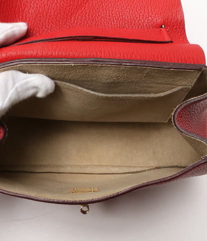 Chloe ショルダーバッグ ドリュー レッド チェーンショルダー 01-16-63-65 レディース クロエ