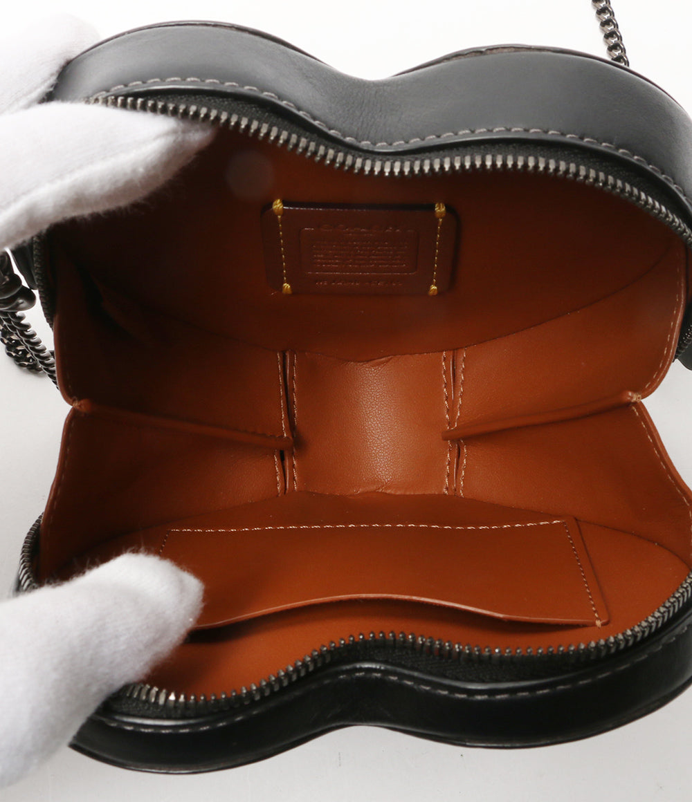 COACH チェーンショルダーバッグ ハート クロスボディ 14 レディース