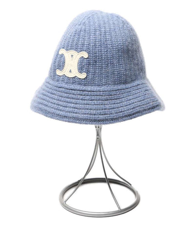 CELINE バケットハット 2A80T384D トリオンフ カシミヤ100 レディース SIZE TU セリーヌ