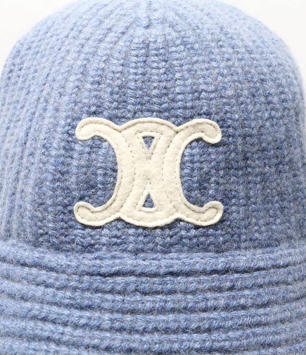 CELINE バケットハット 2A80T384D トリオンフ カシミヤ100 レディース SIZE TU セリーヌ