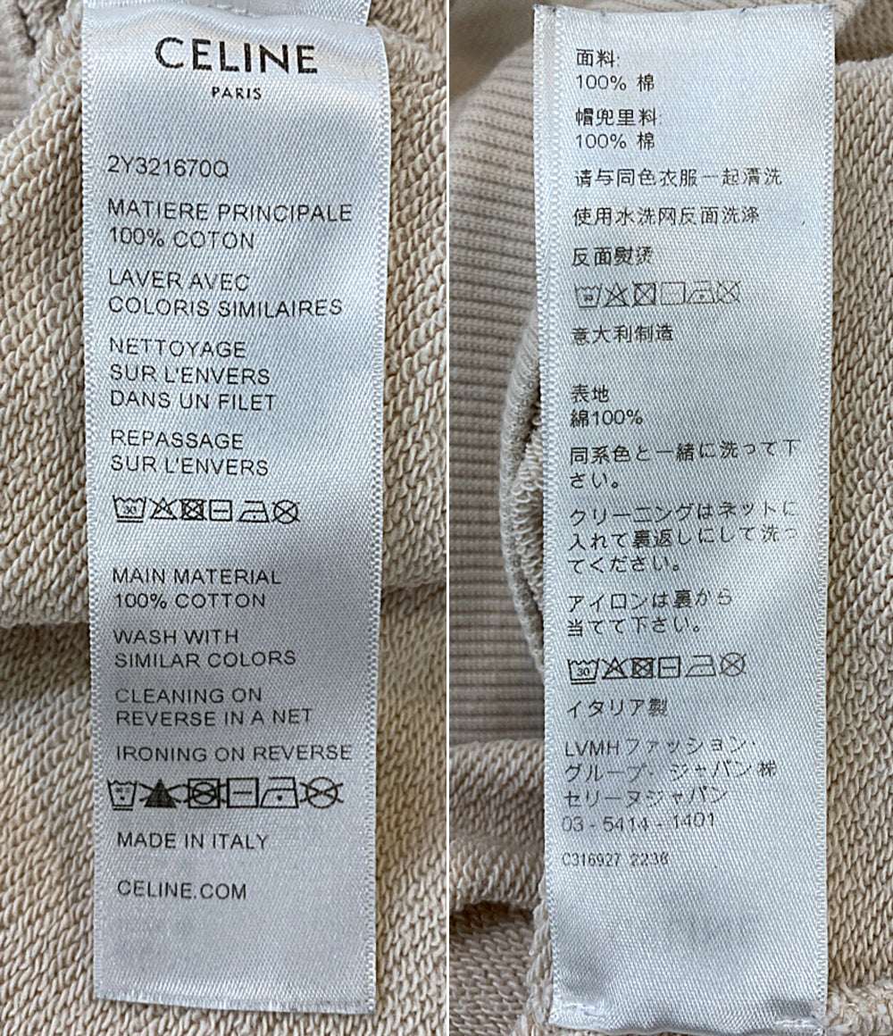 CELINE スウェット 2V321670Q ルーズ フーディー メンズ SIZE XL セリーヌ