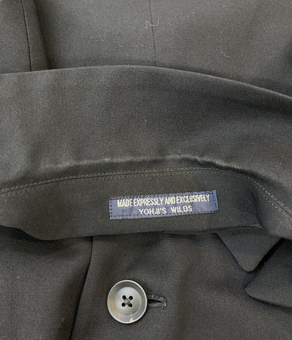 REGULATION Yohji Yamamoto MEN レギュレーション ヨウジヤマモトメン ウールギャバジン ドクタージャケット 23SS HZ-J01-140 メンズ SIZE 2