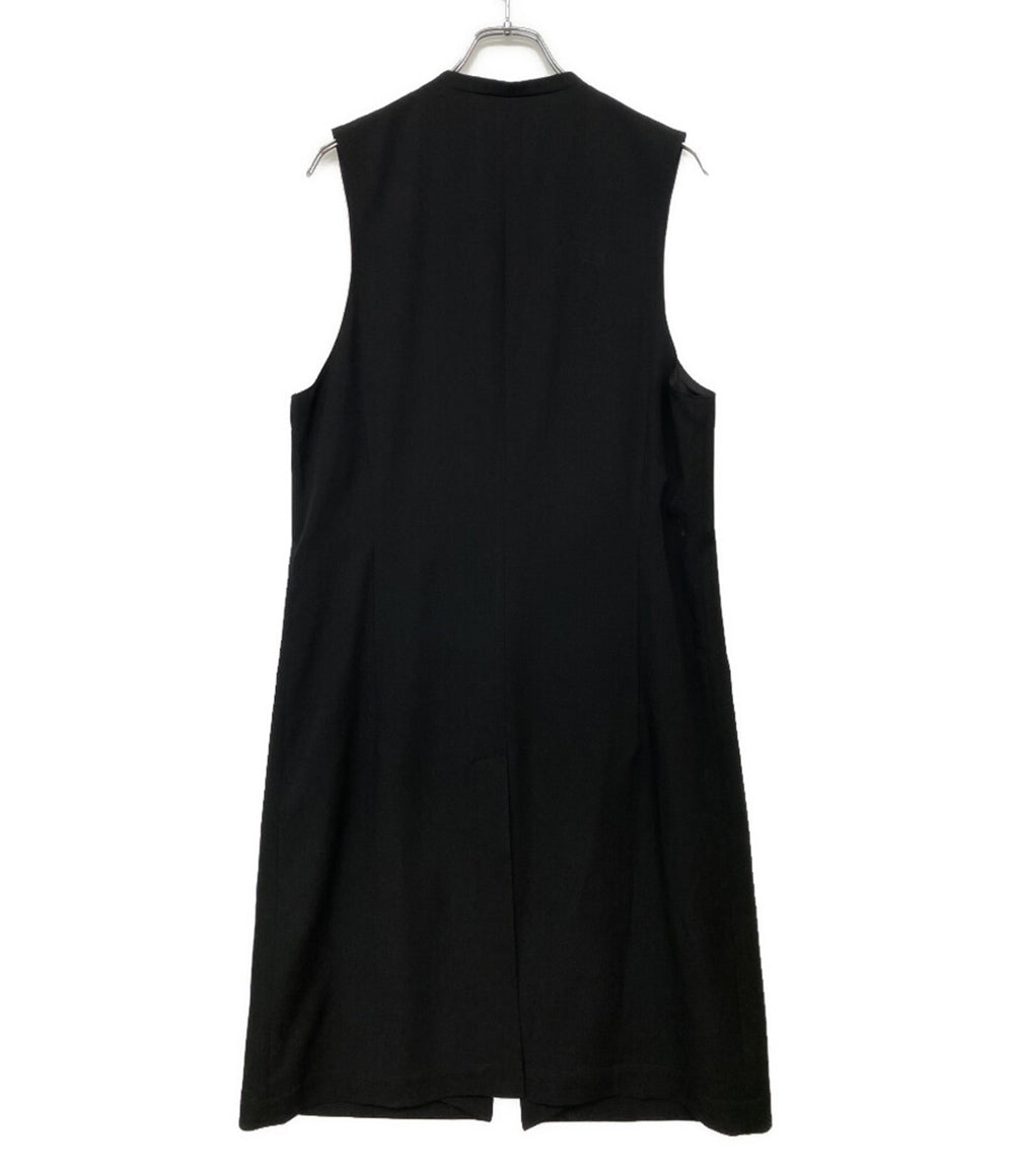 GROUND Y ベスト WOOL GABARDINE SINGLE LONG VEST 25AW メンズ SIZE 3 グラウンド ワイ