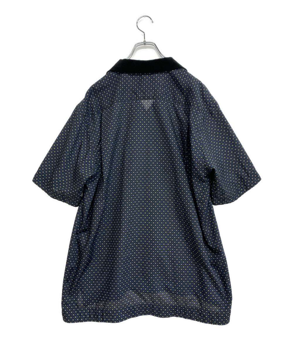sacai 半袖シャツ 襟切替総柄オープンカラーシャツ 22-02852M メンズ SIZE 4 サカイ