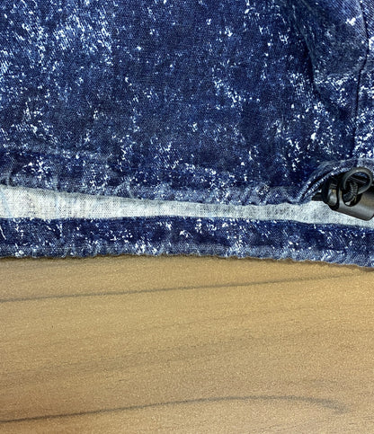 uniform experiment 半袖シャツ INDIGO PRINT S S FISHING SHIRT 25SS UE-250009 メンズ SIZE 4 ユニフォームエクスペリメント