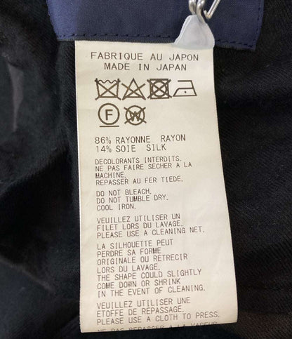 REGULATION Yohji Yamamoto レギュレーション ヨウジヤマモト レーヨンシルクつなぎ 24SS FY-D50-200 レディース SIZE 2