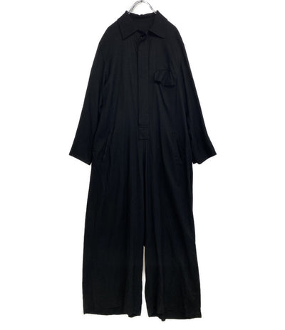 REGULATION Yohji Yamamoto レギュレーション ヨウジヤマモト レーヨンシルクつなぎ 24SS FY-D50-200 レディース SIZE 2