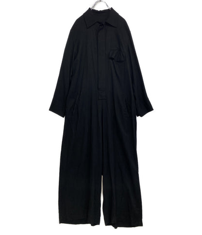 REGULATION Yohji Yamamoto レギュレーション ヨウジヤマモト レーヨンシルクつなぎ 24SS FY-D50-200 レディース SIZE 2