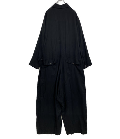REGULATION Yohji Yamamoto レギュレーション ヨウジヤマモト レーヨンシルクつなぎ 24SS FY-D50-200 レディース SIZE 2