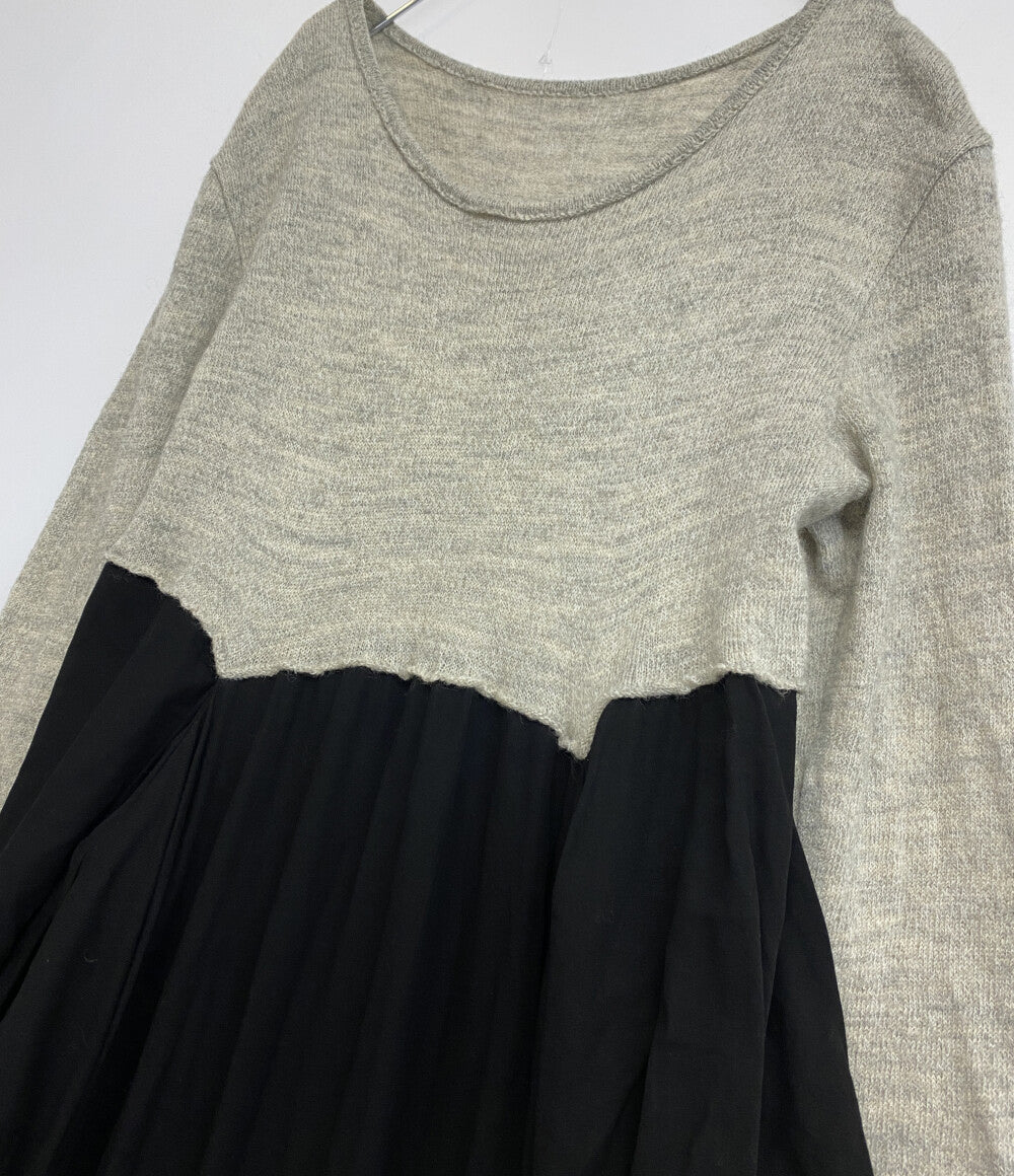 Y's ニット切替マキシワンピース 18AW YV-D12-805 レディース SIZE 2 ワイズ