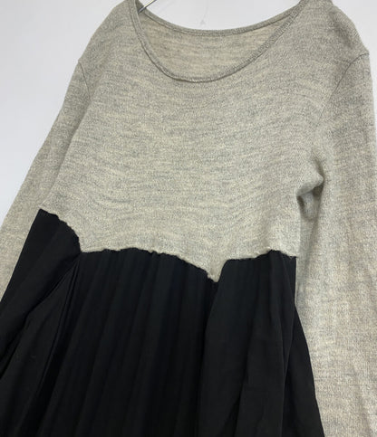 Y's ニット切替マキシワンピース 18AW YV-D12-805 レディース SIZE 2 ワイズ