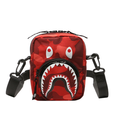 A BATHING APE ショルダーバッグ COLOR CAMO SHARK MINI BAG メンズ アベイシングエイプ