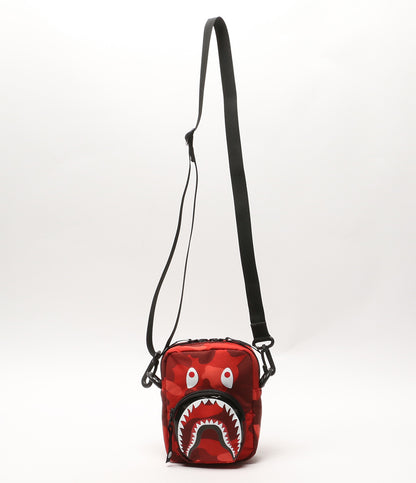 A BATHING APE ショルダーバッグ COLOR CAMO SHARK MINI BAG メンズ アベイシングエイプ
