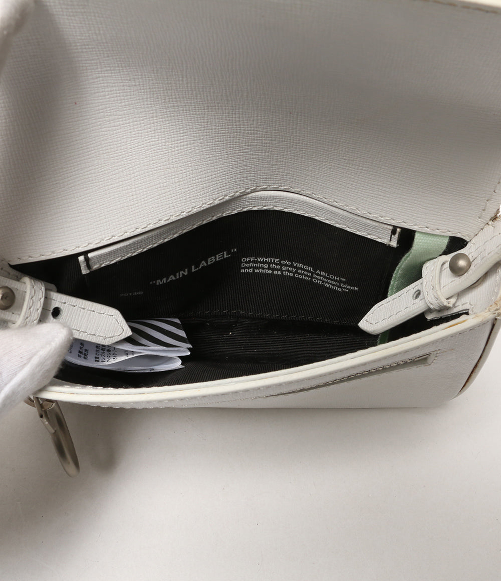 OFF-WHITE ボディバッグ ブラック オフホワイト 中古 正規品 Off-White オフホワイト ブラック 黒 OMKN003R20E480011000 ミニ