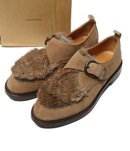 Hender Scheme ドレスシューズ Single Monk Rabbit fur メンズ SIZE 6 エンダースキーマ