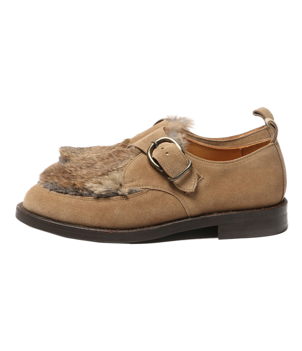 Hender Scheme ドレスシューズ Single Monk Rabbit fur メンズ SIZE 6