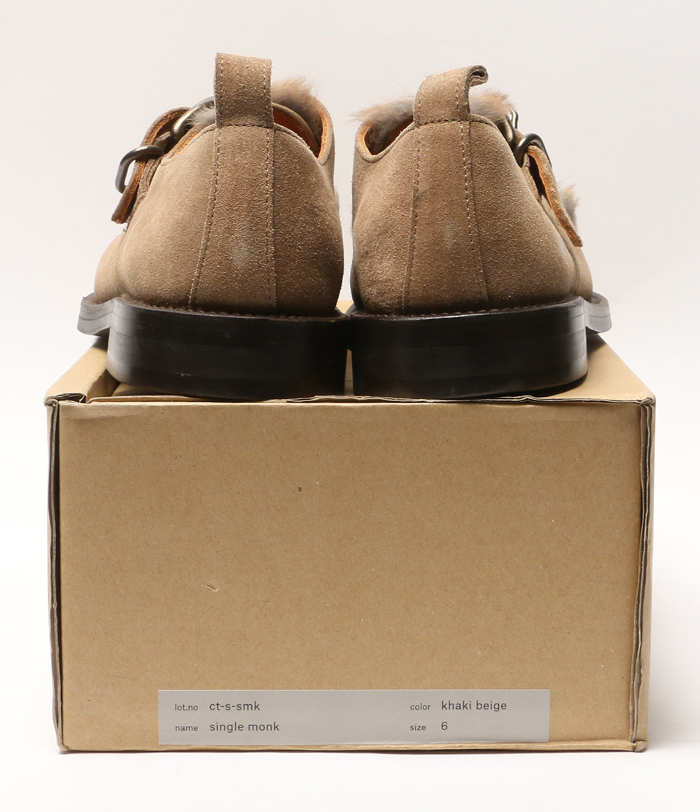 Hender Scheme ドレスシューズ Single Monk Rabbit fur メンズ SIZE 6 エンダースキーマ