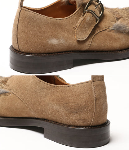 Hender Scheme ドレスシューズ Single Monk Rabbit fur メンズ SIZE 6 エンダースキーマ