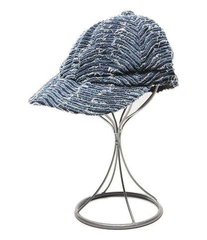 KAMIYA×CA4LA カミヤ カシラ キャップ WAVE DENIM CAP レディース