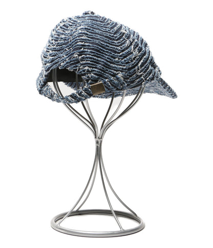 KAMIYA×CA4LA カミヤ カシラ キャップ WAVE DENIM CAP レディース