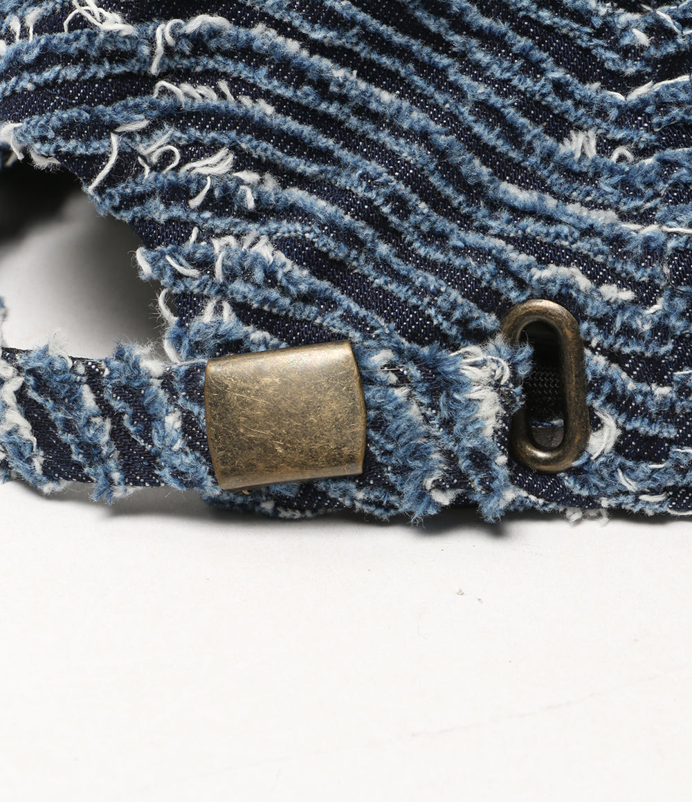 KAMIYA×CA4LA カミヤ カシラ キャップ WAVE DENIM CAP レディース