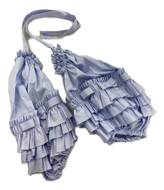 美品 COMME des GARCONS GIRL フリル付け袖 ブルー 25SS NO-K801 レディース コムデギャルソンガール