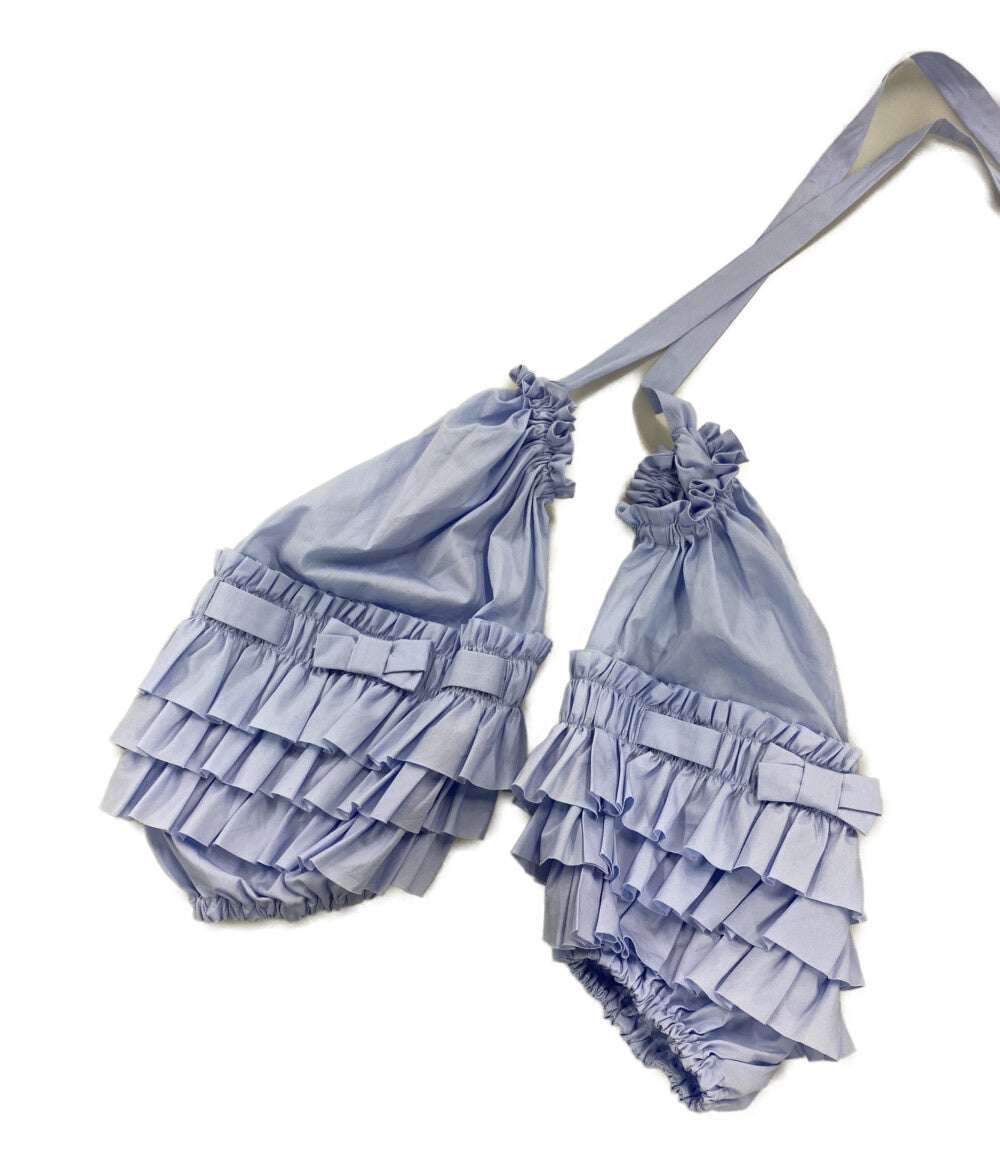 美品 COMME des GARCONS GIRL フリル付け袖 ブルー 25SS NO-K801 レディース コムデギャルソンガール