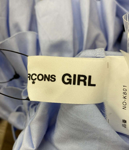 美品 COMME des GARCONS GIRL フリル付け袖 ブルー 25SS NO-K801 レディース コムデギャルソンガール
