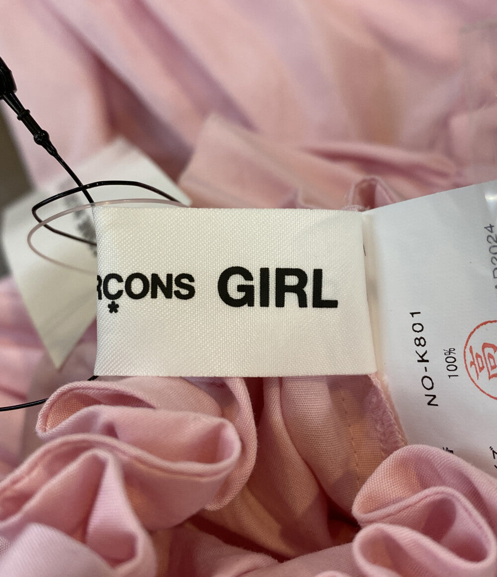 美品 COMME des GARCONS GIRL フリル付け袖 ピンク 25SS NO-K801 レディース コムデギャルソンガール