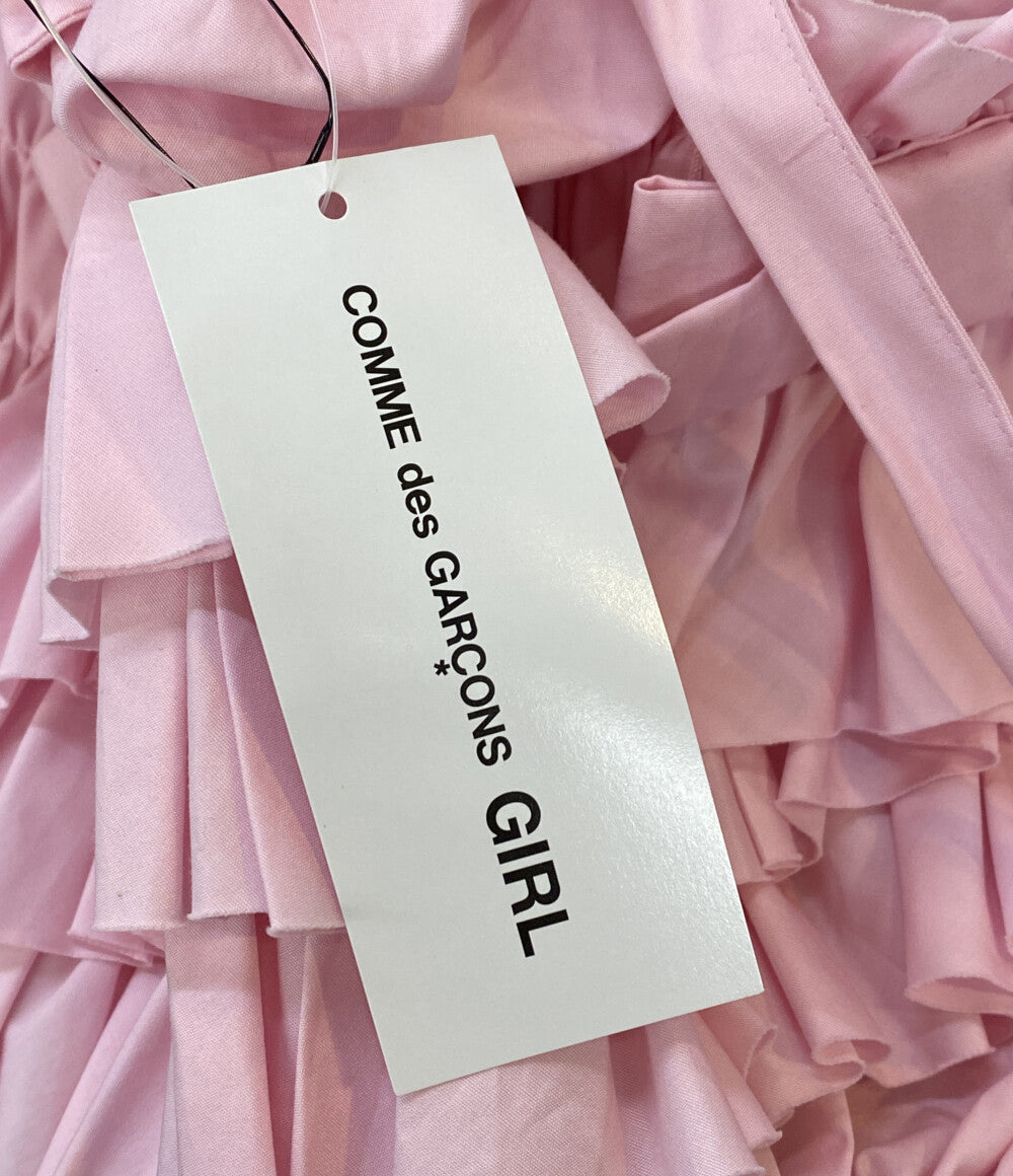 美品 COMME des GARCONS GIRL フリル付け袖 ピンク 25SS NO-K801 レディース コムデギャルソンガール