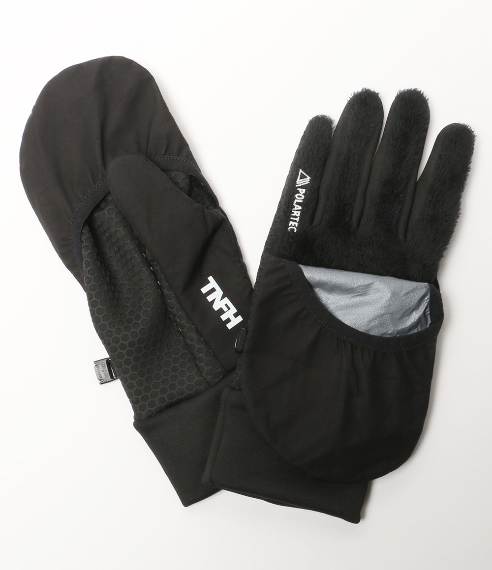 美品 TNFH THE NORTH FACE × HYKE ハイク 手袋 Fleece Trail Glove NN62540HK レディース SIZE M ザ・ノースフェイス