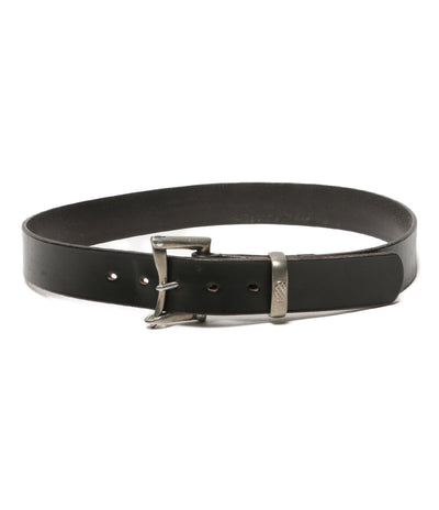 BLACKMEANS レザーベルト ブラック メンズ SIZE 34 ブラックミーンズ