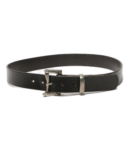 BLACKMEANS レザーベルト ブラック メンズ SIZE 34 ブラックミーンズ