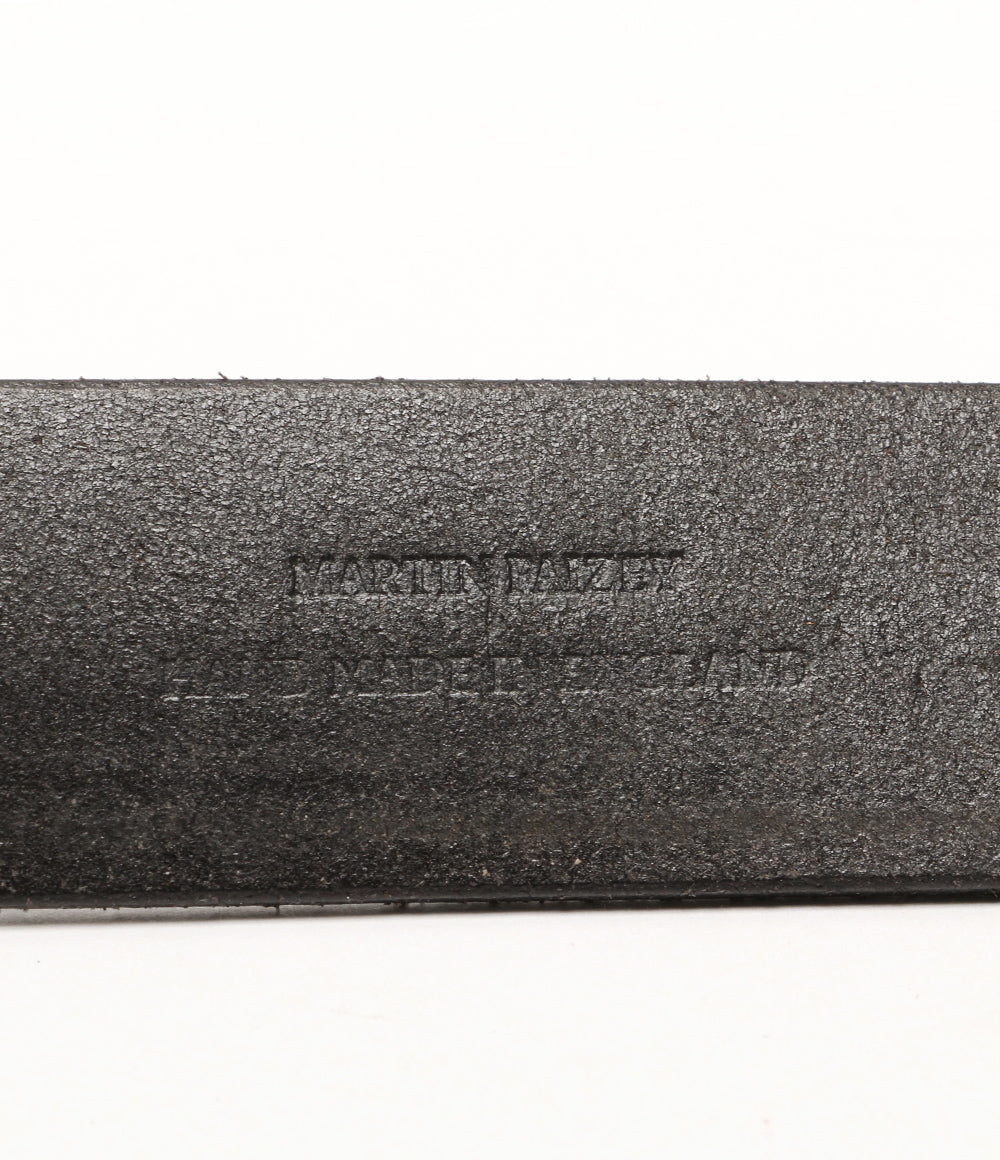 BLACKMEANS レザーベルト ブラック メンズ SIZE 34 ブラックミーンズ