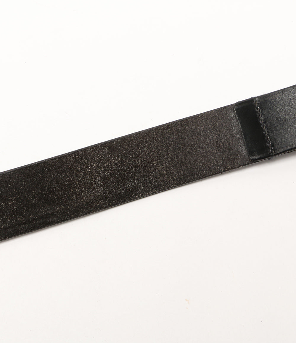BLACKMEANS レザーベルト ブラック メンズ SIZE 34 ブラックミーンズ