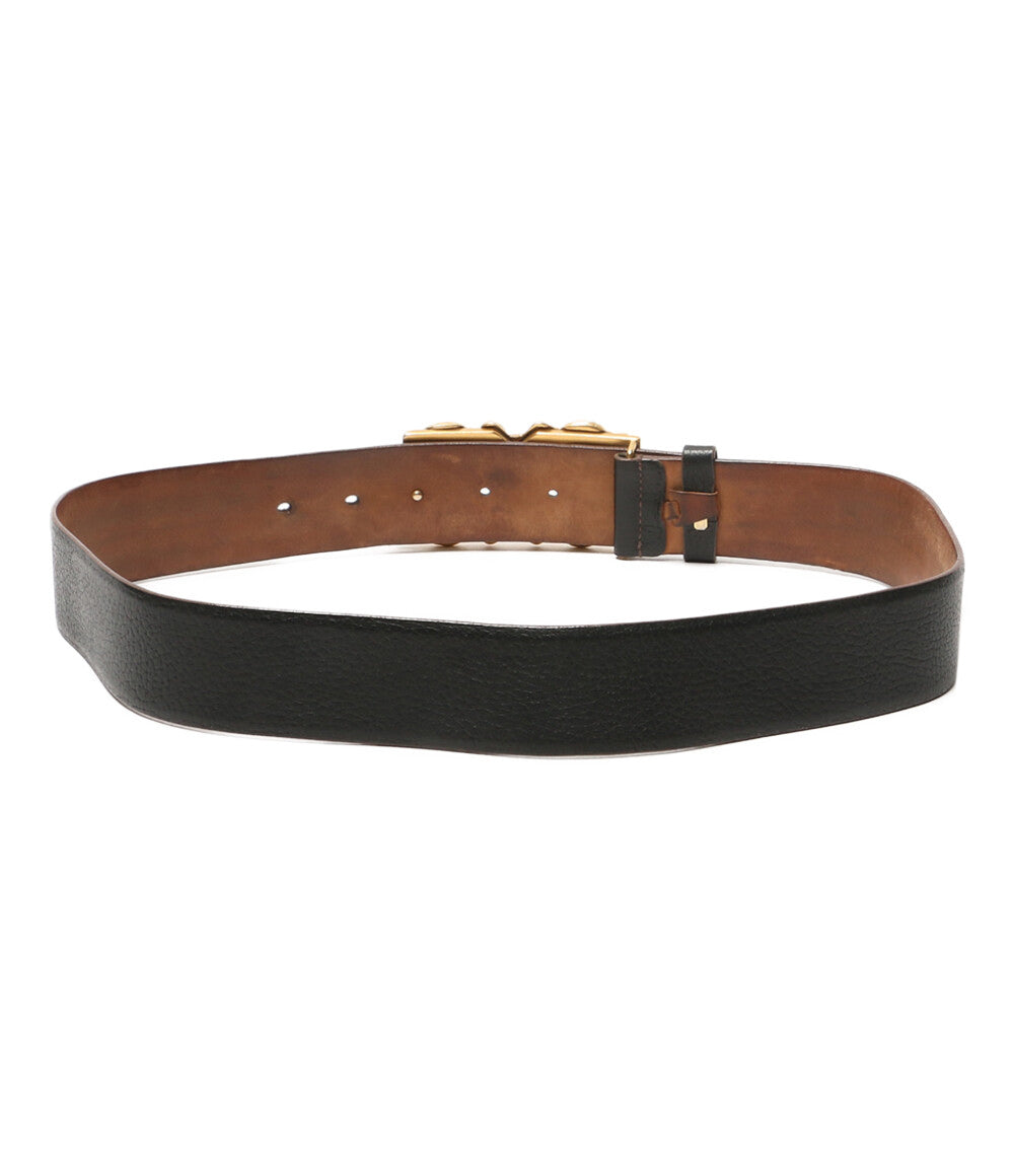 DOLCE＆GABBANA ゴールドカラー ロゴベルト メンズ SIZE 32 ドルチェアンドガッバーナ