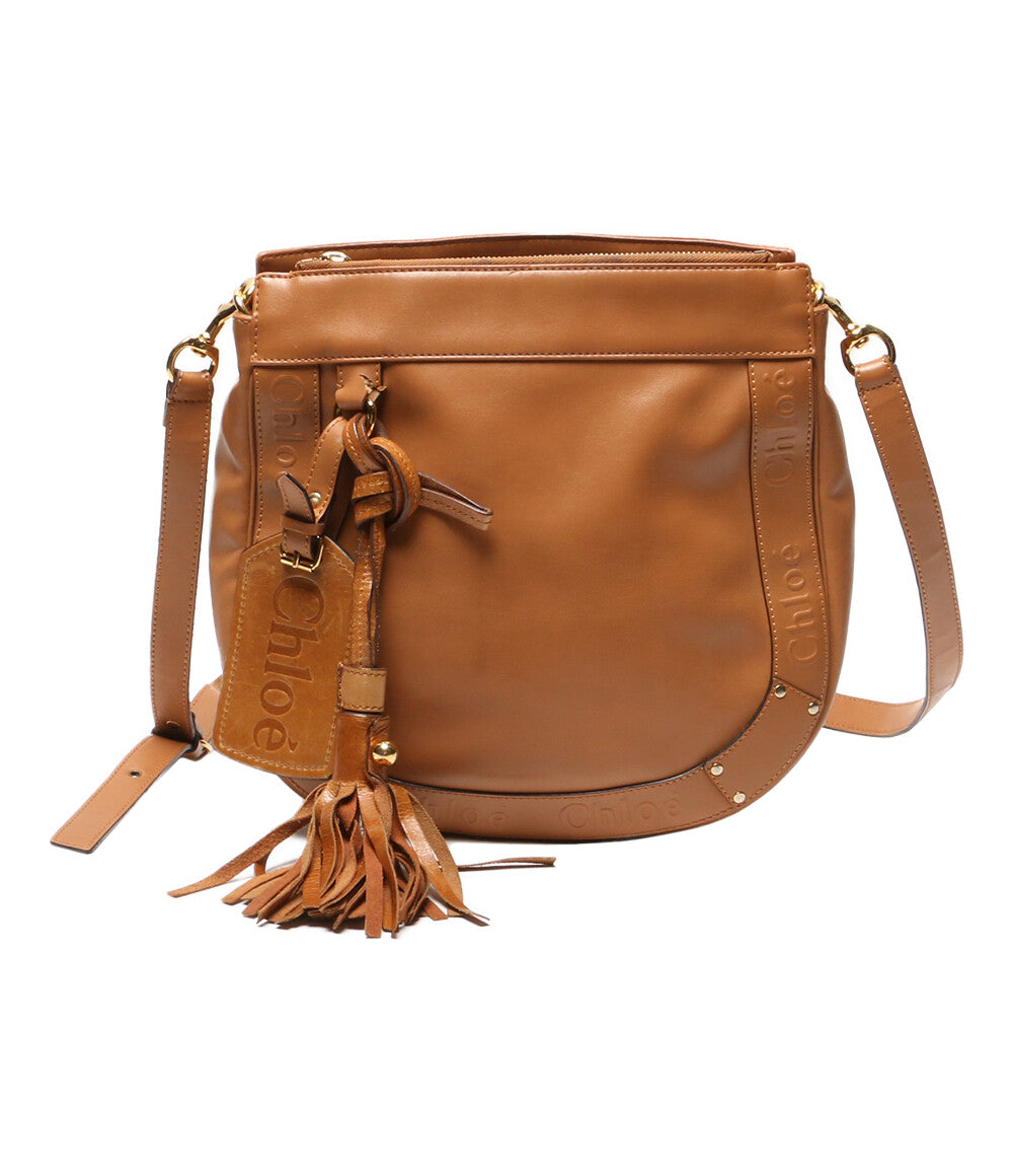 Chloe キャメル　ヴィンテージ　レザーショルダーバッグ Chloe エデンレザーショルダーバッグ レディース クロエ – Rehello by