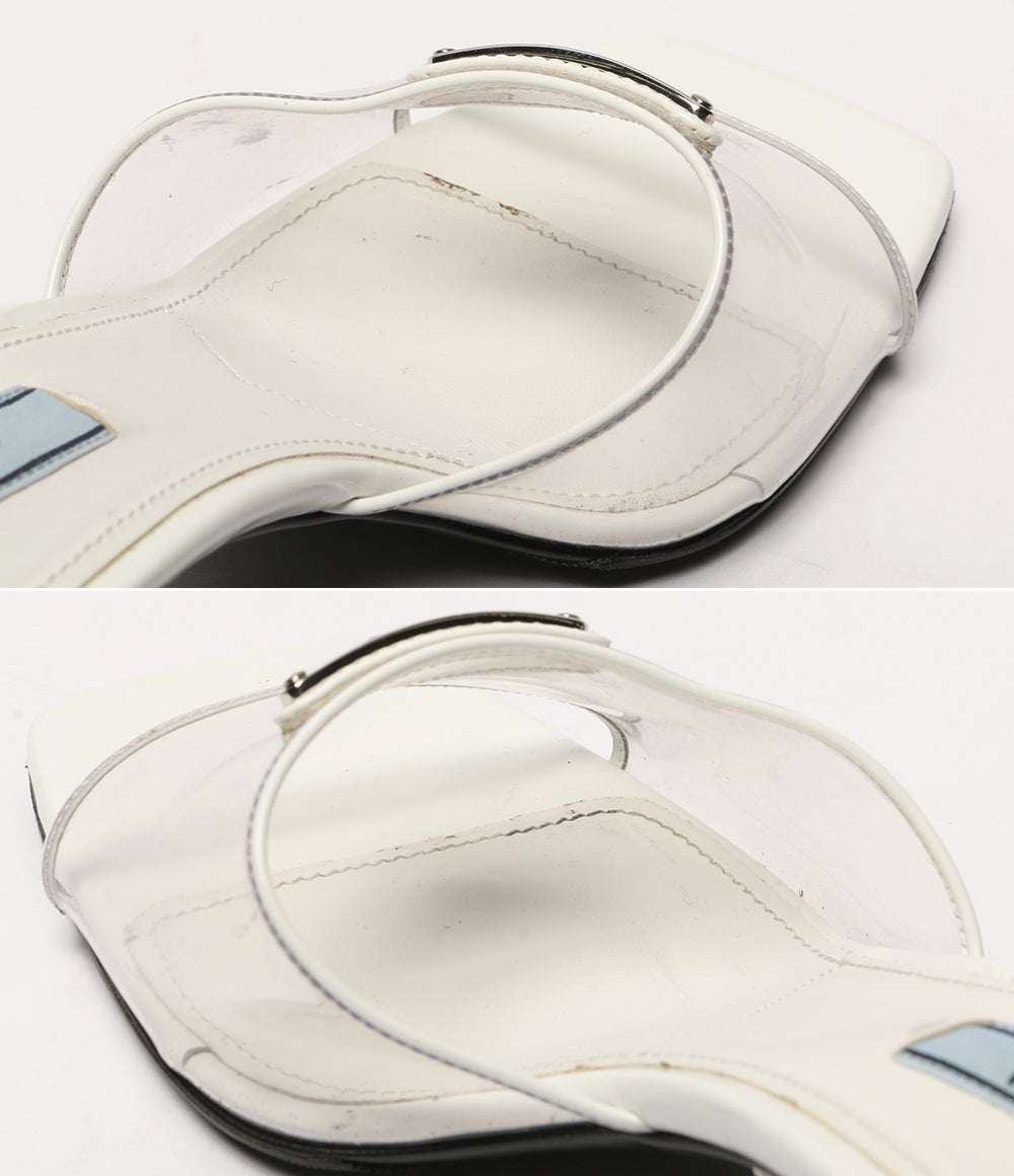 PRADA クリアミュールサンダル レディース SIZE 37 プラダ