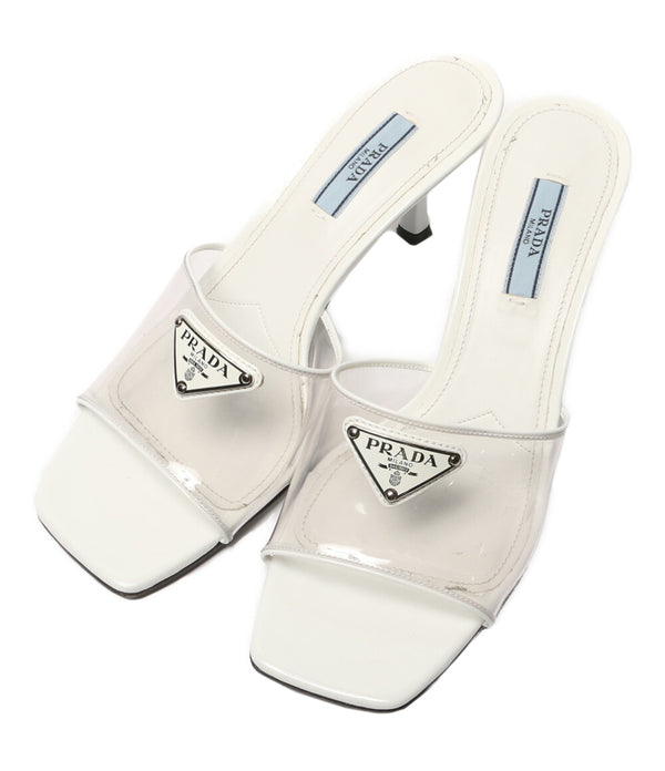 PRADA クリアミュールサンダル レディース SIZE 37 プラダ – Rehello