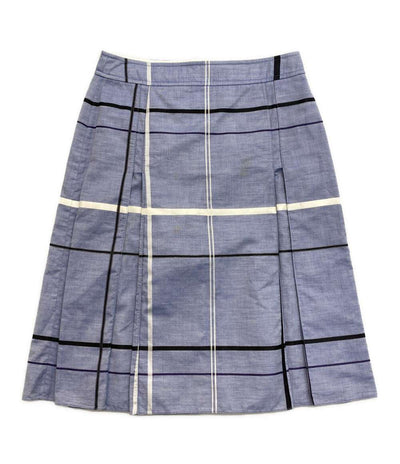 HERMES チェックスカート レディース SIZE 38 エルメス