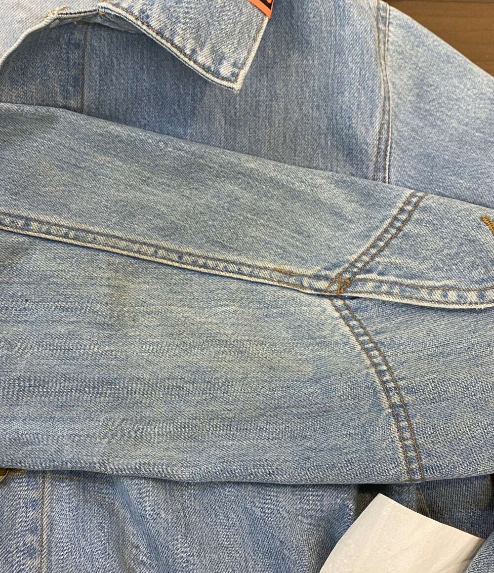 ■希少■ミハラヤスヒロ デニム 切り替え スプリングコート 変形 44 Maison Mihara Yasuhiro メゾン ミハラヤスヒロ スカーフ付きデニム